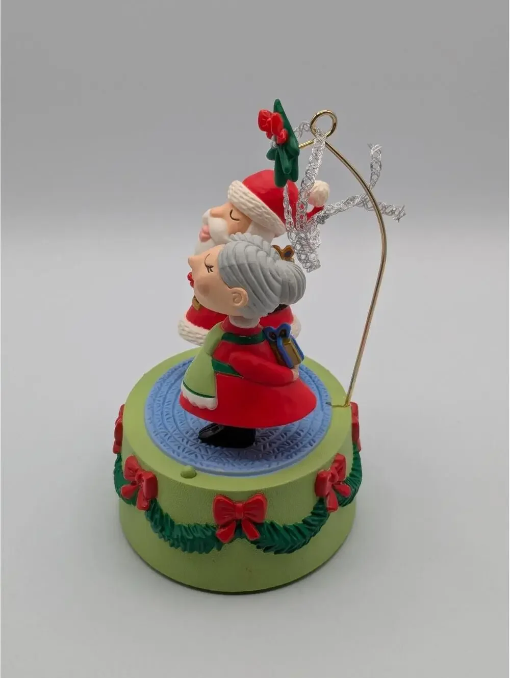 Hallmark Keepsake Kissing Clauses 2018 Sound & Motion Magic Christmas Ornament